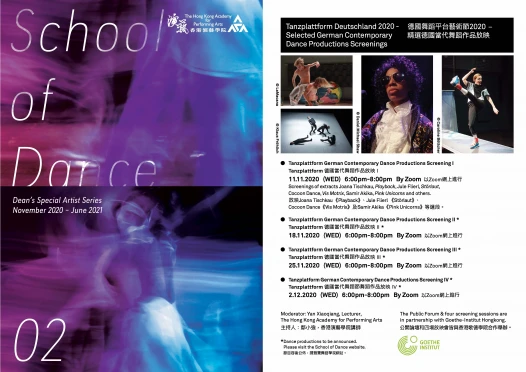 Tanzplattform German Contemporary Dance Productions Screening I