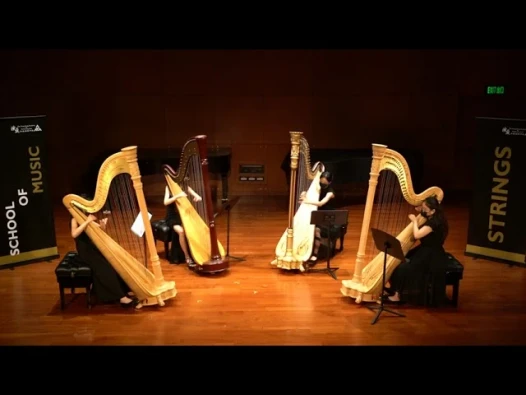 Academy Harp Concert - Debussy, Petite Suite, II Cortège