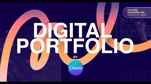 图片 Tailored workshop for School of Music: Digital Portfolio by Canva