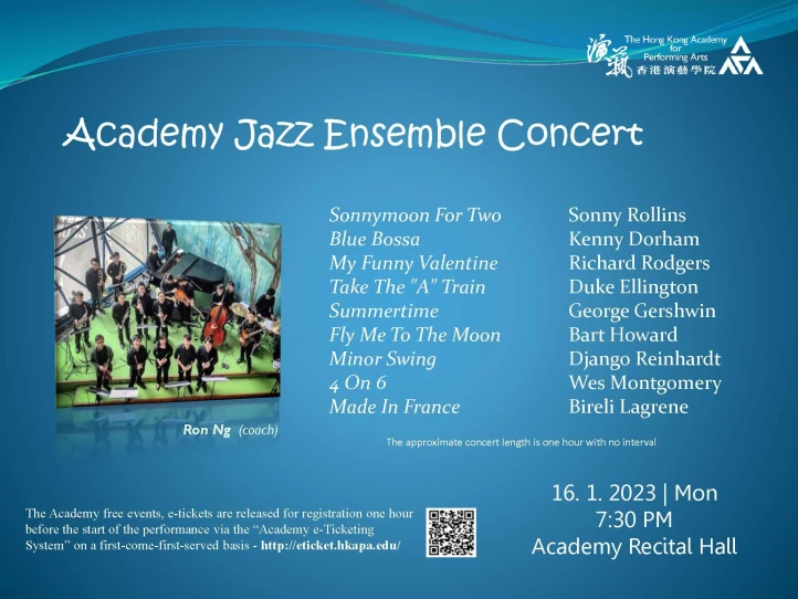 Academy Jazz Ensemble Concert