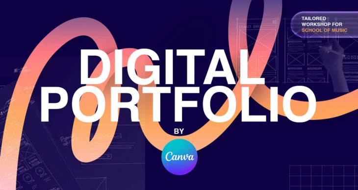 圖片 Tailored workshop for School of Music: Digital Portfolio by Canva