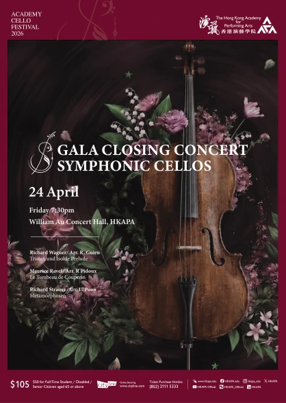 Thumbnail Academy Cello Festival 2026: Gala Closing Concert - Symphonic Cellos