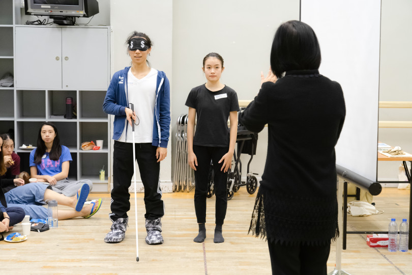 Participants experienced the daily scenarios of a disabled person via role-play games