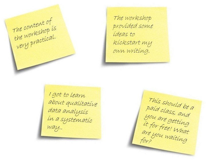 Student testimonials