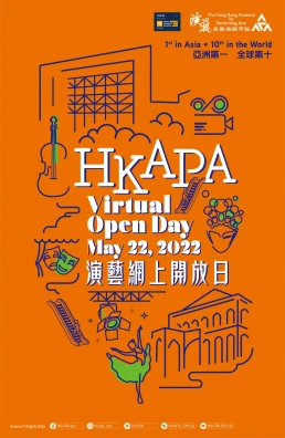 Thumbnail Sign up for HKAPA Virtual Open Day 2022 on May 22