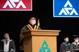 Thumbnail The 36th Graduation Ceremony of The Hong Kong Academy for Performing Arts - Academy Director Professor Gillian Choa wishes fresh graduates to embrace their future and give back to the community