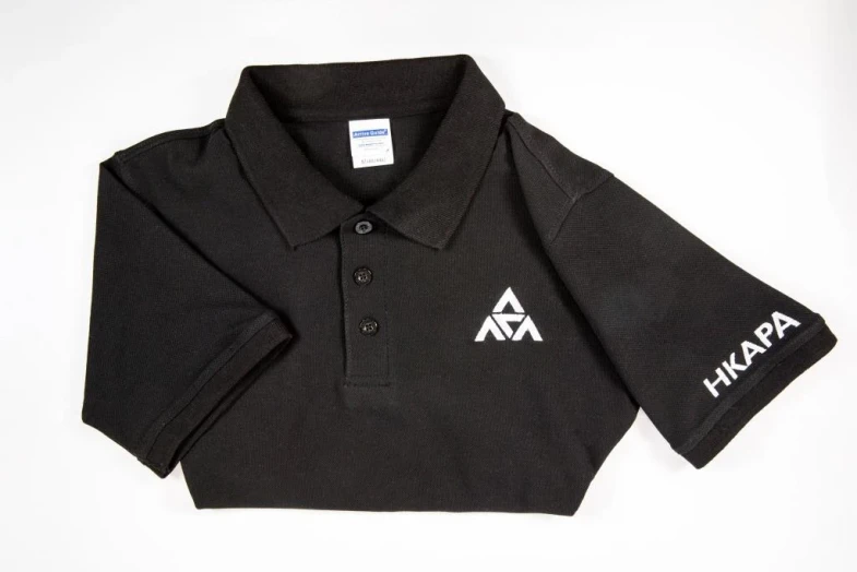 Polo-Shirt (Black/White)