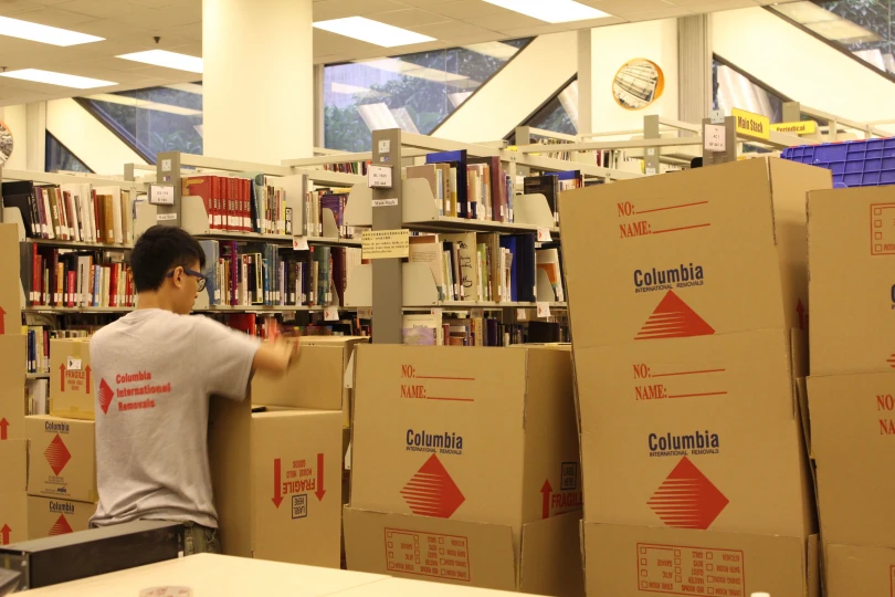 Packing of Library  Collection (1)