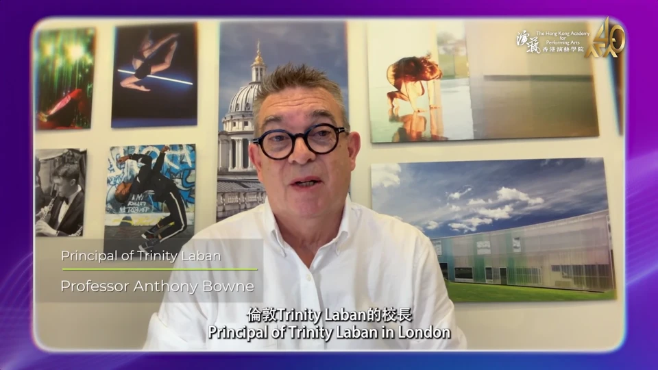 Principal of Trinity Laban - Professor Anthony Bowne