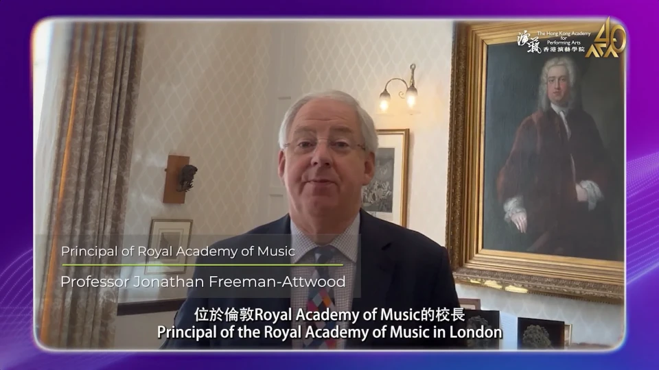 Principal of Royal Academy of Music - Professor Jonathan Freeman-Attwood