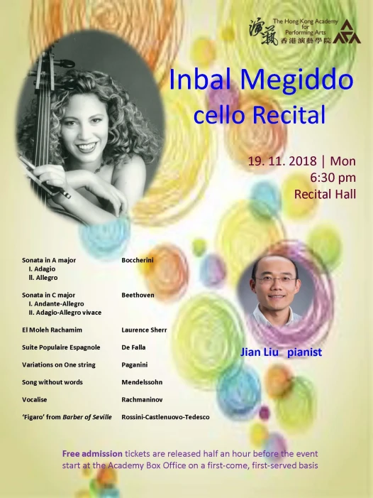 Inbal Megiddo Cello Recital