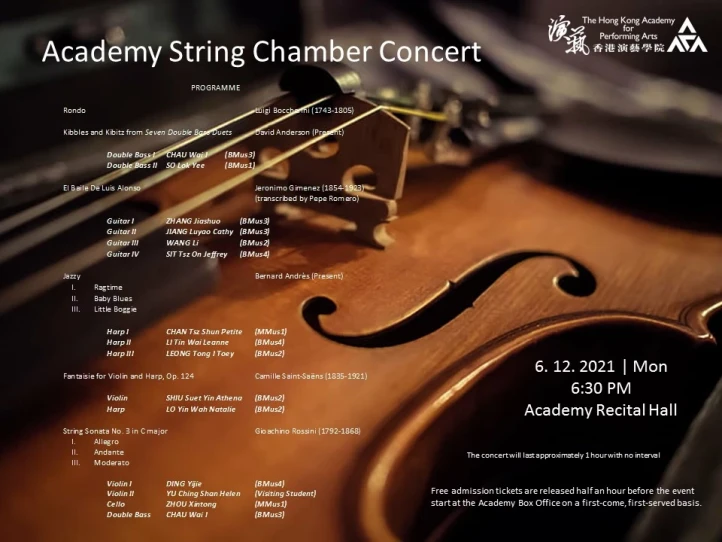 Academy String Chamber Concert