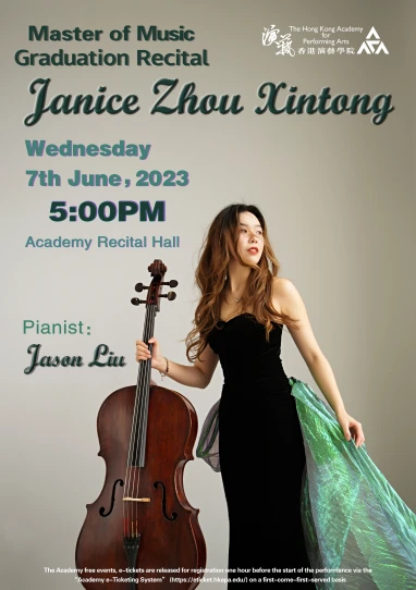 Academy Master of Music Graduation Recital: Zhou Xintong (Cello)