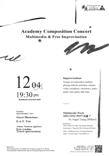 Thumbnail Academy Composition Concert - Multimedia and Free Improvisation