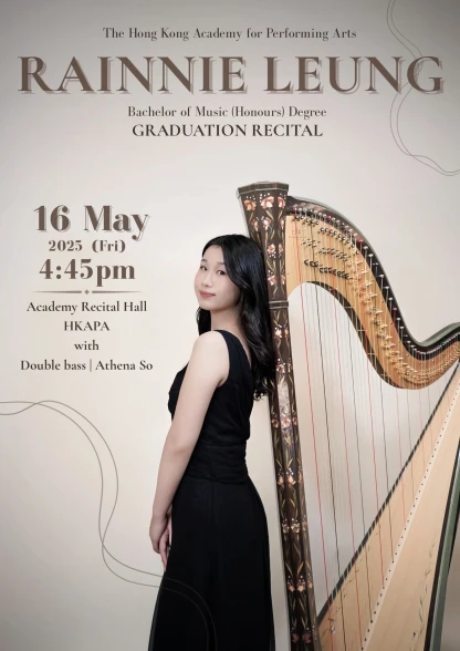 Thumbnail Academy Bachelor of Music (Honours) Degree Graduation Recital: Leung Wai-yi (Harp)