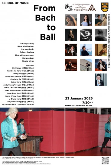 Contemporary and Intercultural Ensemble: From Bach to Bali
