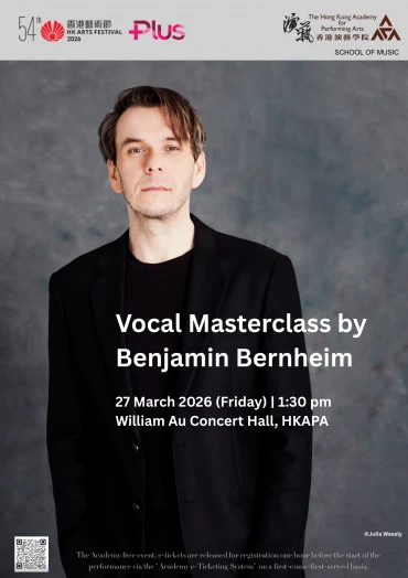 Thumbnail Vocal Masterclass by Benjamin Bernheim