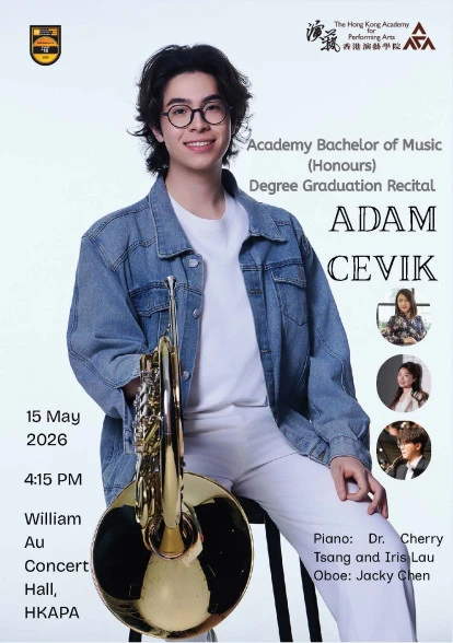 Thumbnail Academy Bachelor of Music (Honours) Graduation Recital - Adam Cevik (Horn)
