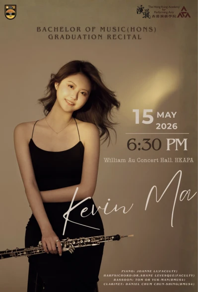 Thumbnail Academy Bachelor of Music (Honours) Graduation Recital - Ma Kaiwen (Oboe)